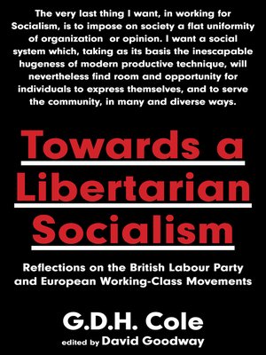 cover image of Towards a Libertarian Socialism